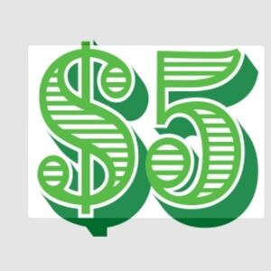 $5 STARTS 1-50- Thank You For Your Purchase!